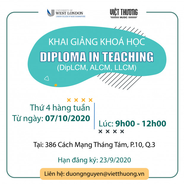 Khóa học dạy DIPLOMA IN TEACHING ở VTMS sắp khai giảng dạy gì?