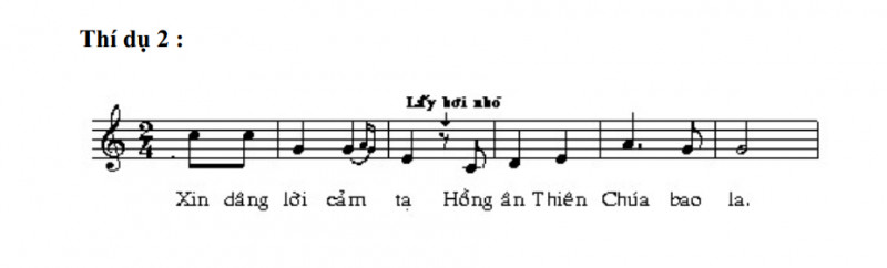 thí dụ luyện giọng hát 2